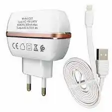 Зарядний пристрій Konfulon C-23+S32 2,4 А, 2xUSB, Cable Lighting - зображення 2