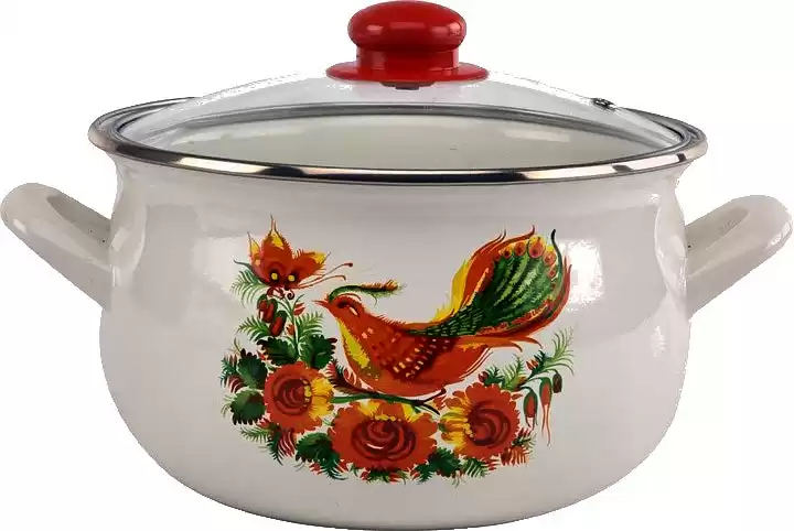 Каструля GUSTO Жар-птиця 22 см 5,1 л - зображення 1