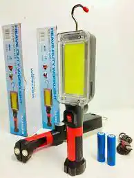 Фонарь ручной YJ 8859 B COB 2*18650 BATTERY USB CHARGE (7636) магнит - изображение 1