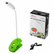 Фото товара Лампа 5868T, 11SMD, на прищепке, ЗУ 220V, солнечная батарея, встроеннный аккумулятор