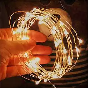 Фото товара Гирлянда на батарейках 3м, теплый белый