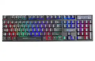 Фото товару Клавіатура KB-280USB Xtrike me провідна, ігрова, з підсвіткою букв, чорна