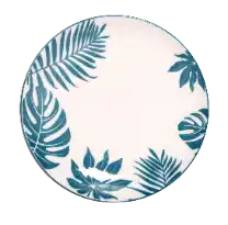 Фото товара Тарелка десертная Берюзовый листок, Vittora 19 см