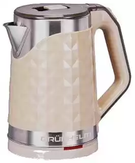 Фото товара Чайник электрический GRUNHELM ЕКS-1859SD, бежевый, diamond, 2,0 л, 1800W