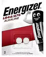 Батарейка AG13 Energizer, 1.5 V, лужна, бл. 10/1, аналоги: LR44, A76, 357, SR44, 303, 303A, 357A - зображення 1