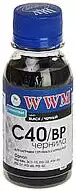 Чорнило WWM C40/br Black 100 г для принтерів Canon - зображення 1