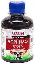 Чорнило WWM C08/b Black 200 г для принтерів Canon - зображення 1