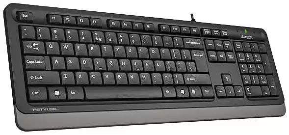 Клавіатура A4tech KR-750-BLACK-US мембранна, USB, чорна - зображення 1