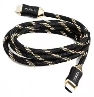 Фото товара Кабель HDMI на HDMI 1.8м v2.0b HDR10 Vinga (VCPHDMI20BPR1.8).