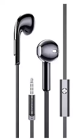 Навушники з мікрофоном Borofone BM55 black Вакуумні - зображення 1