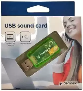 Фото товара Звуковая карта USB 2,0 Gembird