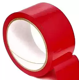 Фото товара Клейкая лента красная 36x50м