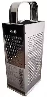 Фото товара Терка Gusto пирамида с пластиковой ручкой 88х64 мм GUSTO (GT-GN-1206)