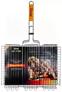 Фото товара Решетка-гриль GUSTO GT-7105 'Time2Grill' с бортом 66*31*24*5,5 см