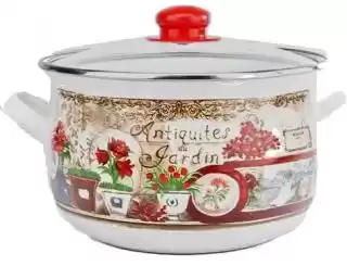 Фото товара Кастрюля TM GUSTO Квітковий сад 18 см, 3,1 л