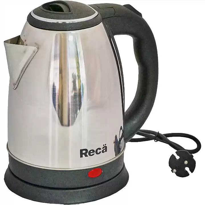 Електрочайник RECA RKS-293SBB (метал) 1,8л, 1500 Вт, дисковий, чорний - зображення 1