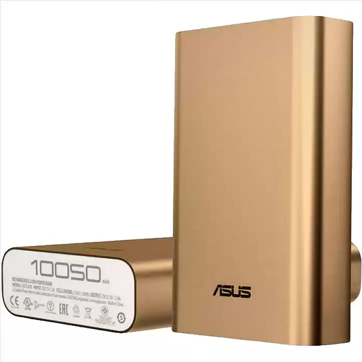 Power Bank ASUS ZenPower 10050 mAh черного цвета, USB 1 шт. и micro USB 1 шт. Внешний аккумулятор для зарядки мобильных телефонов и планшетов - изображение 1