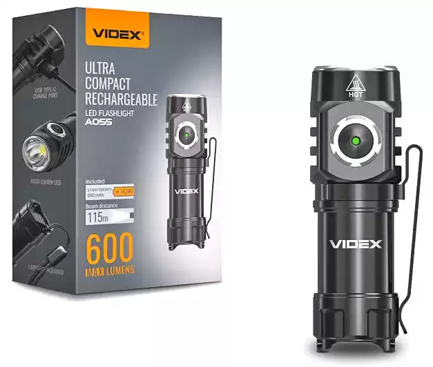 Ліхтар світлодіодний VIDEX VLF-A055 600Lm 5700K - зображення 1
