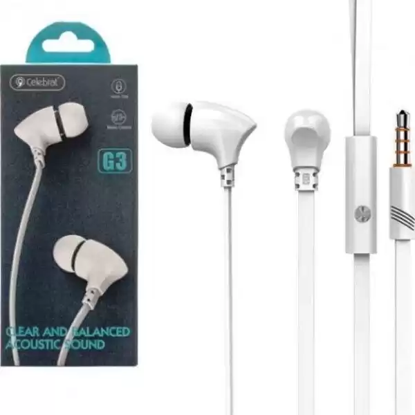 Навушники Celebrat G3 White. - изображение 1