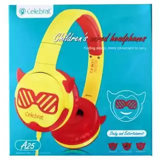 Фото товара Навушники дитячі Celebrat A25 children headset Red.