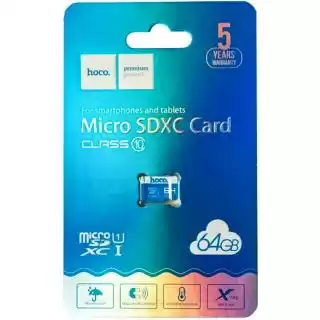 Фото товара Карта памяти microSDHC HOCO 64 Gb TF high speed Class 10