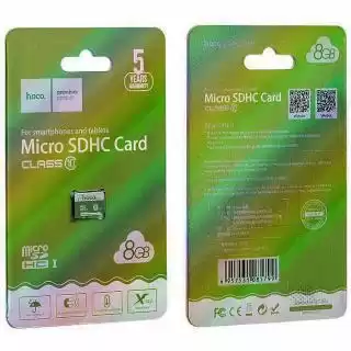 Фото товара Карта памяти microSDHC HOCO 8 Gb TF high speed Class 10