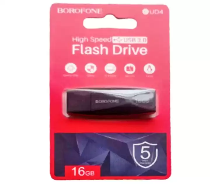 Флешка 16 Гб HOCO UD4 Intelligent high speed silver - зображення 1