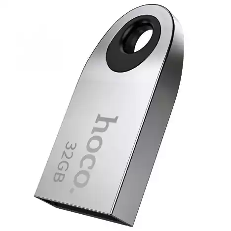 Флешка 32 Гб HOCO UD9 Insightful Smart mini car music USB drive silver - зображення 1
