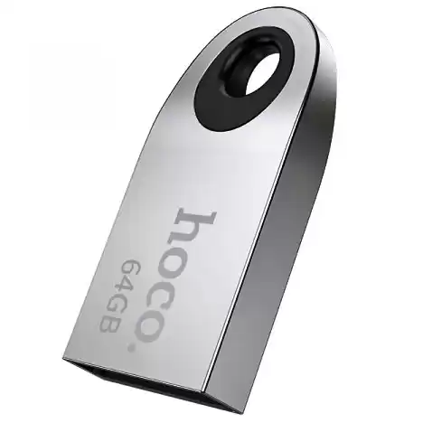 Флешка 64 Гб HOCO UD9 Insightful Smart mini car music USB drive silver - зображення 1