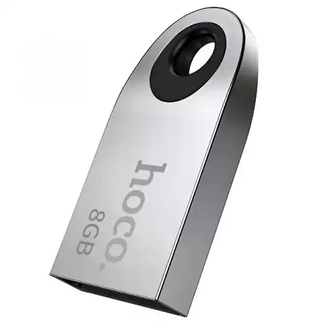 Флешка 8 Гб HOCO UD9 Insightful Smart mini car music USB drive silver - зображення 1
