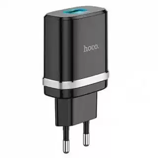 Фото товара Зарядное устройство HOCO C12Q Smart 1USB/3A/18W/QC3.0 Black