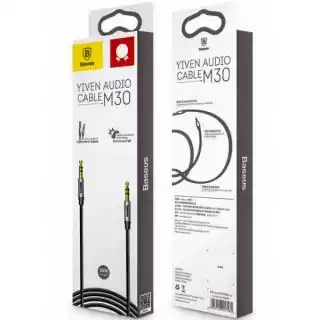 Фото товара Кабель AUX Baseus Yiven M30 1,5m. Black-Silver CAM30-CS1