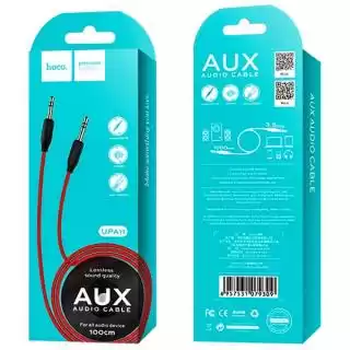 Фото товара Кабель AUX BOROFONE BL1 Audiolink 3.5mm/1m black