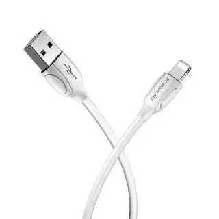 Фото товара Кабель BOROFONE BX19 Benefit for Lightning 2.4A/1m white