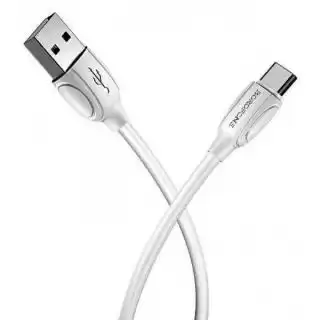 Фото товара Кабель BOROFONE BX19 Benefit for Type-C 1,3A/1m white.
