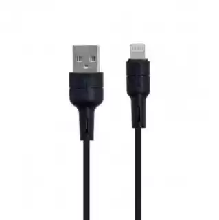 Фото товара Кабель BOROFONE BX30 Silicone for Lightning 2,4A/1m black.