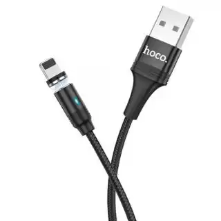 Фото товара Кабель HOCO U76 Fresh MAGNETIC for Lightning 2A/1,2m. Black.