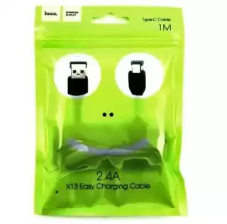 Фото товара Кабель HOCO X13 Easy Charged Type-C 2A/1m Black.