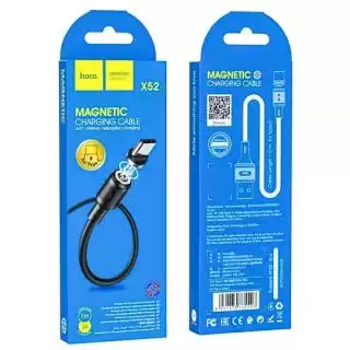 Фото товара Кабель HOCO X52 Sereno magnetic charging cable for Type-C 2A/1m. Black.