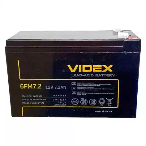 Аккумулятор Videx MBAT-12 (12V, 7,2 A) - изображение 1
