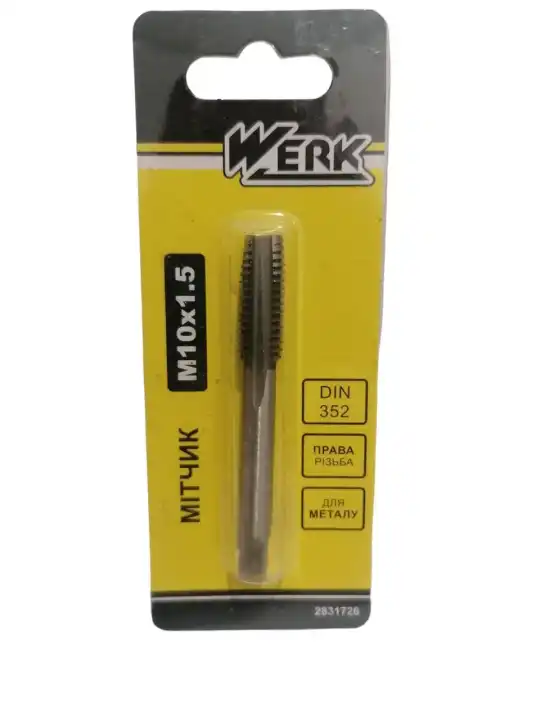 Метчик М10*1.5 мм Werk (2831726) - зображення 1