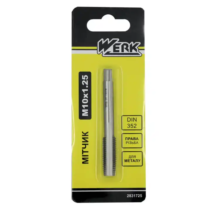Метчик М10*1.25 мм Werk (2831725) - зображення 1