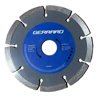 Фото товара Диск алмазный по бетону Segmented 125*22.23 мм Gerrard (428261)