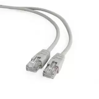 Фото товара Кабель Патч-корд 7,5 м серый, Cablexpert cat 5E PP12-7,5m, для компьютерной сети и подключения интернета к компьютеру, ноутбуку или телевизору