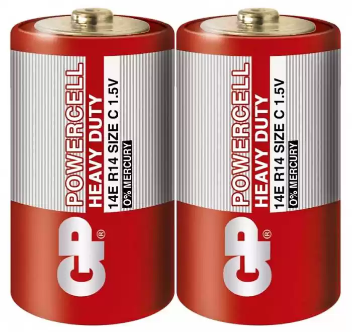 Батарейка D R20, GP Powercell, 1,5 V, сольова, уп. 20/2/1, аналоги: LR20, UM1, 13, 14, 14D - зображення 1