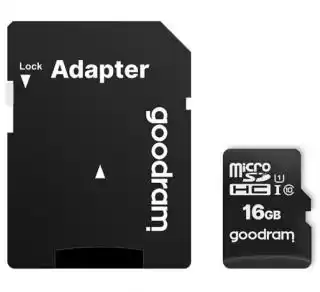 Фото товара Карта памяти 16Gb class 10, GOODRAM, microSD+ UHS-I