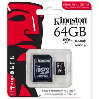Фото товара Карта памяти 64Gb class 10, Kingston, microSDHC UHS-1 +SD
