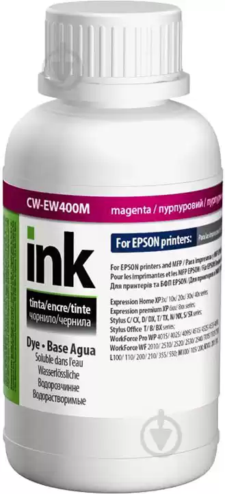 Чорнило CW-EW400M Magenta ColorWay 200 г для принтерів Epson - зображення 1