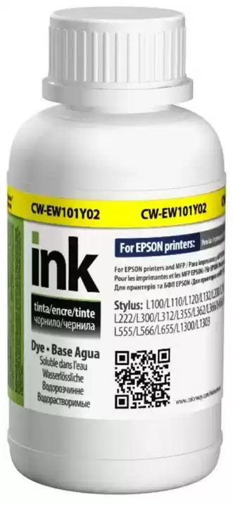 Чорнило CW-EW400Y Yellow ColorWay 200 г для принтерів Epson - зображення 1