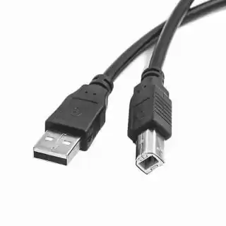 Фото товара Кабель для принтера 1,8м, Maxxter USB 2.0 Male на USB B Male, черный